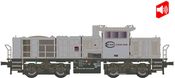 Diesel Locomotive Vossloh G1000 of the ECR (Sound)